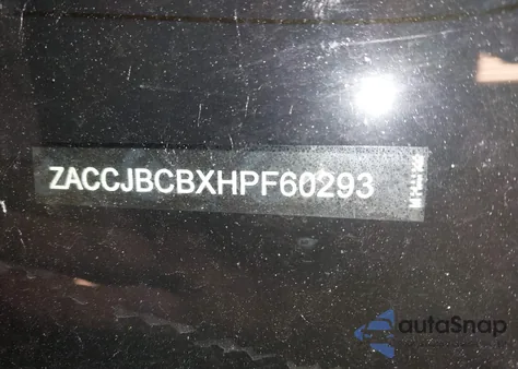 2017 Jeep Renegade Trailhawk 4X4 from USA, damaged, VIN ZACCJBCBXHPF60293